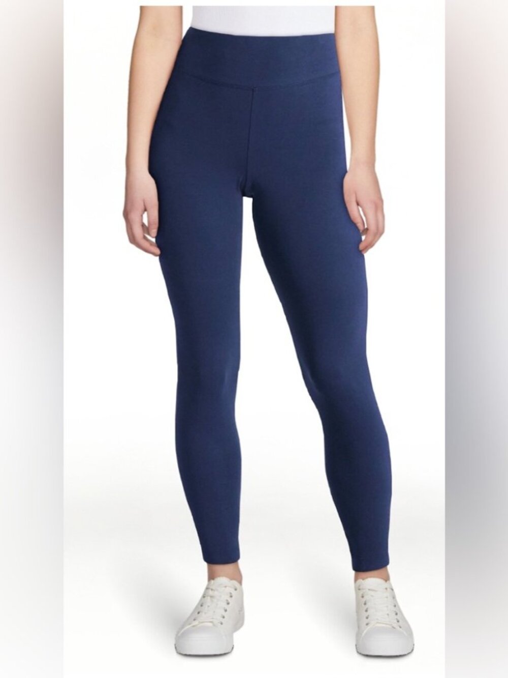Time & Tru Pull-On Navy Leggings Sz L (12-14)